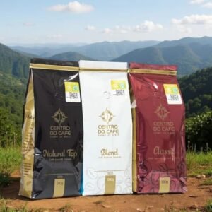 Kit Cafés Especiais 500gr/Unidade | Classic + Blend + Natural Top | Centro do Café Carmo de Minas (Moído) (Café)