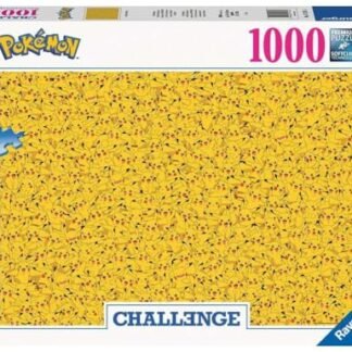 Ravensburger - Puzzle Pikachu Challenge, coleção desafio, 1000 peças, puzzle adultos (Brinquedos)