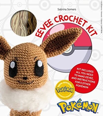 Pokemon Crochet Eevee Kit: Kit includes everything you need to make Eevee and instructions for 5 other Pokémon - Somers, Sabrina (Brinquedos)
