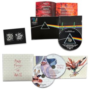 Pink Floyd Limited Edition Anniversary Collection: The Dark Side Of The Moon (50th Anniversary Edition With Exclusive Glossy Track Booklet) / The Wall / + Including Bonus Art Card (CDs)