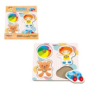 Quebra Cabeça Encaixe Brinquedos 5 Peças em Madeira Ciabrink (Brinquedos)