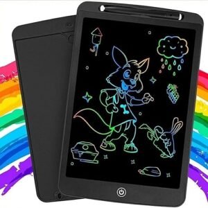Lousa Mágica Infantil Digital Tablet Escrita Colorida Para Desenho Criança LCD (10, Azul) (Brinquedos)