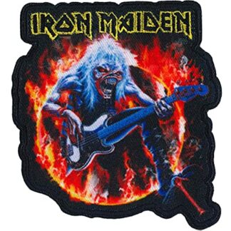 C&D Visionary Adesivo de anel de fogo Iron Maiden, vermelho, preto (CDs)