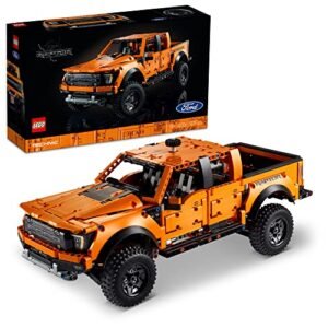 LEGO Technic Ford F-150 Raptor 42126 Model Building Kit; Enjoy an Immersive Build Recreating The Features and Functions of The Powerful Ford F-150 Raptor Pickup Truck (1,379 Pieces) (Brinquedos)