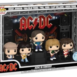 Funko Pacote AC/DC 5 estatuetas POP! Moments DLX Vinil AC/DC em concerto 9 cm (Discos de Vinil)