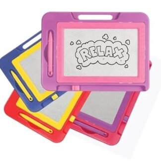 Lousa Magica Infantil Com Caneta e Apagador Brinquedo Educacional Quadro Desenha Apaga Linha Premium M5 Armarinhos (Rosa) (Brinquedos)