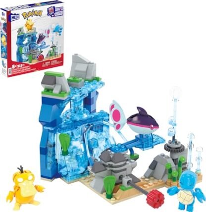 MEGA Pokémon, Blocos de Montar, Conjunto Aventura Aquática com 319 peças e 3 Pokémons, Para crianças a partir de 8 anos (Brinquedos)