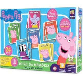 JOGO DA MEMÓRIA PEPPA 12 PARES - PEPPA PIG - MIMO BRINQUEDOS - PEPPA PIG - MIMO BRINQUEDOS (Brinquedos)