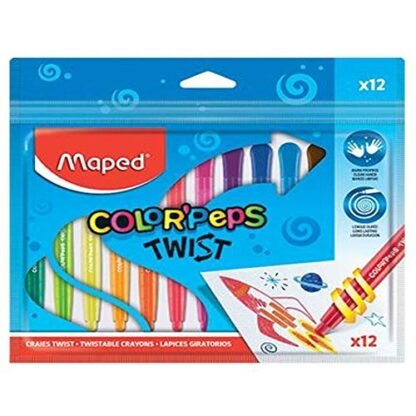 Giz, Maped, Color Peps Twist, 860612, 12 Cores (Brinquedos)