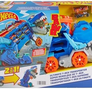 Pista Hot Wheels - Super Reboque de T-Rex - City - HNG50 (Brinquedos)