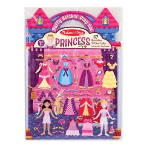 Melissa & Doug Puffy Sticker Set: Princess - 67 Reusable Stickers - Melissa & Doug (Brinquedos)