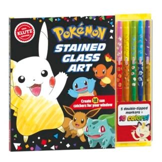 Pokemon Stained Glass Art - Klutz (Brinquedos)