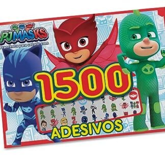 PJ Mask - Prancheta para colorir com 1500 adesivos - On Line Editora (Brinquedos)
