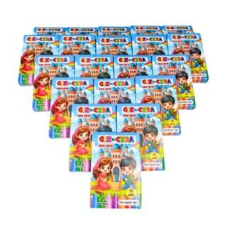 50 Mini Giz de Cera 5 Cores P/Kit Festa Lembrancinha Prenda Artesanato (Brinquedos)