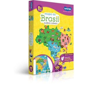 Toyster - Quebra-Cabeça: Mapa do Brasil - 100 peças (Brinquedos)