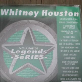 LEGENDS Karaoke CDG Vol.51 Choice Hits of WHITNEY HOUSTON #1 (CDs)
