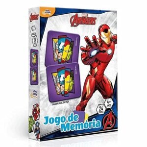 Jogo De Memória Marvel Vingadores 24 Pares Toyster (Brinquedos)
