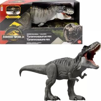 Jurassic World Dinossauro de Brinquedo Rebirth Super Colossal T. Rex para crianças a partir de 4 anos (Brinquedos)