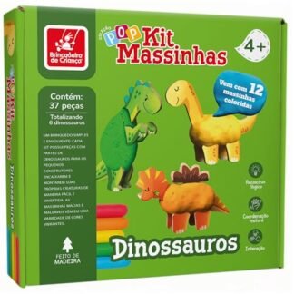 Dinossauros Kit 12Cor+6Din.Mad (Brinquedos)