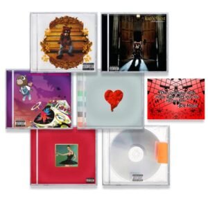 Kanye "Old Kanye 2004-2013" CD Collection: ( The College Dropout / Late Registration / Graduation / 808s & Heartbreaks / My Beautiful Dark Twisted Fantasy / Yeezus ) + Including Bonus Art Card (CDs)