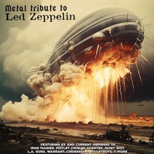 METAL TRIBUTE TO LED ZEPPELIN (RED VINYL) - Various Artists (Discos de Vinil)