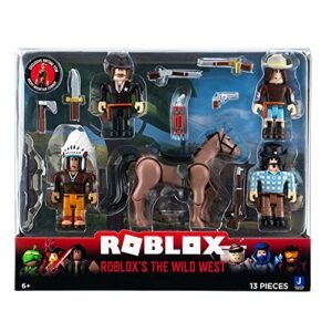 Roblox Action Collection - The Wild West Five Figure Pack [Includes Exclusive Virtual Item] (Brinquedos)