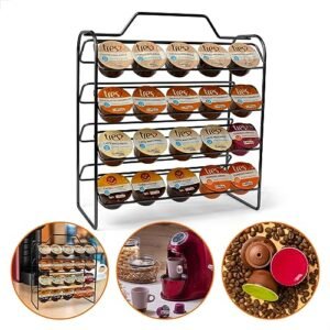 Organizador Suporte Para 40 Cápsulas De Café Três Corações na cor Preta (Café)