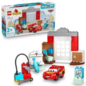 LEGO DUPLO Disney Visita de McQueen à Garagem do Doc 10456 (Brinquedos)