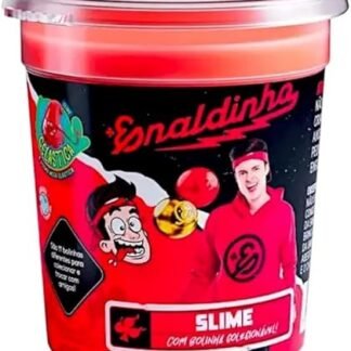Slime Gelástica Enaldinho Youtuber com Bolinha Surpresa Colecionável – Brinquedo Gelastica Massinha Gosma Elástica, Cor Variadas, Atóxica, Super Elástica e Colecionável – Cores Sortidas (Brinquedos)