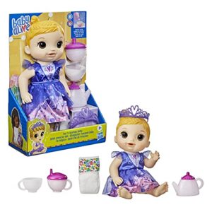 Baby Alive, Boneca Bebê Chá de Princesa, Azul e Amarelo (Brinquedos)