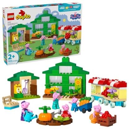 LEGO DUPLO Peppa Pig Jardim e Estufa do Avô; Conjunto de Construção 10461 (Brinquedos)