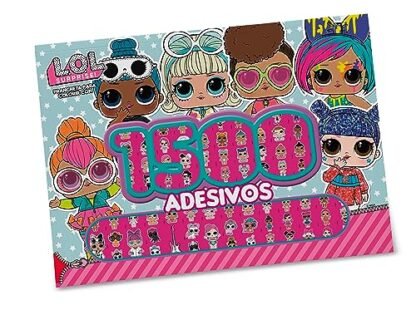 LOL Surprise - Prancheta para colorir com 1500 adesivos - On Line Editora (Brinquedos)