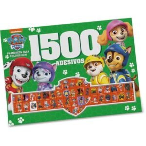 Patrulha Canina Prancheta para Colorir com 1500 Adesivos - On Line Editora (Brinquedos)