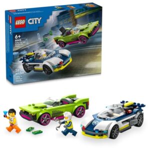 LEGO Set City Police 60415 Perseguição de Carro da Polícia a Muscle 213 peças (Brinquedos)