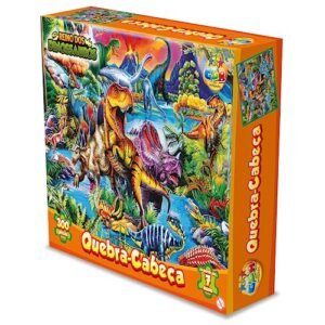 Quebra Cabeça 300 Peças Dinossauros GGB Plast (Brinquedos)
