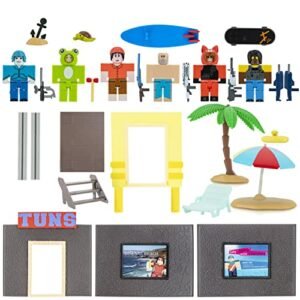 Roblox Action Collection - Arsenal: Operation Beach Day Deluxe Playset [Includes Exclusive Virtual Item] (Brinquedos)