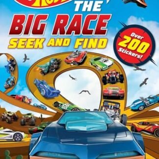 Hot Wheels: The Big Race Seek and Find: 100% Officially Licensed by Mattel, Over 200 Stickers, Perfect for Car Rides for Kids Ages 4 to 8 Years Old - Mattel (Brinquedos)