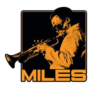 C&D Visionary Adesivo laranja trompete Miles Davis, multicolorido (CDs)