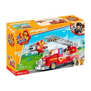 SUNNY, Playmobil, Duck On Call, Caminhão De Resgate De Incêndio, Boneco e Acessórios - 70 Peças (Brinquedos)