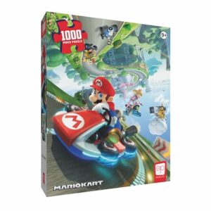 Quebra-cabeça Mario Kart "Anti-Gravity" de 1.000 peças, dimensões 48 x 68 cm, arte de quebra-cabeça colecionável com Mario, Luigi, Bowser, Princesa Peach e mais! Mercadoria Nintendo oficialmente (Brinquedos)