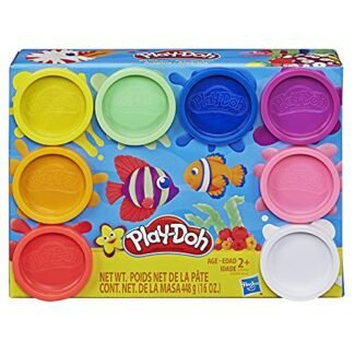 Hasbro Play-Doh, kit de modelagem, 8 latas multicoloridas, 521g, para modelar e brincar (Brinquedos)