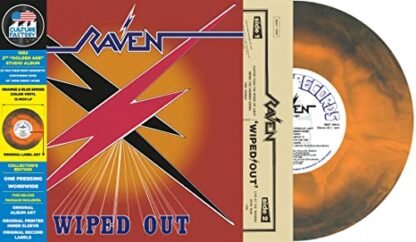 Wiped Out - Orange & Blue Smoke (Colored Vinyl, Orange, Blue) - Raven (Discos de Vinil)