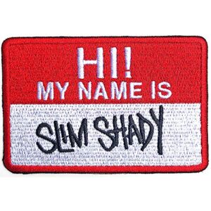 Toppa Slim Shady Name Badge - Eminem (CDs)