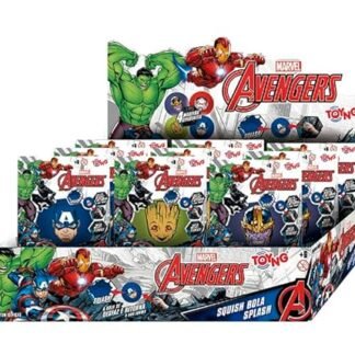 BOLA SPLAT 6,5CM VINGADORES MARVEL - APENAS 1 (UMA) UNIDADE - NÃO É POSSÍVEL ESCOLHER O PERSONAGEM (Brinquedos)