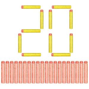 Dardos de Espuma com Ponta de Borracha para Lançadores Tipo Nerf 20 Peças para Arminhas de Brinquedo Infantil (Brinquedos)