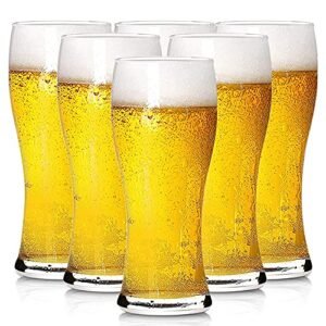 BPFY Pacote com 6 copos de cerveja Pilsner de 473 ml, copos de bar, copos para entretenimento em cozinha doméstica (Cervejas)