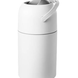Lixeira Mágica Baby Mel - 3 em 1 Antiodor, Antibacteriana e Antiviral, Capacidade de 10L - Essencial para o Quarto do Bebê (Branco) (Bebê)