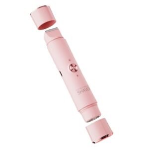 Máquina De Barbear Elétrica Para Mulheres,Aparador Elétrico de Cabeça Dupla para Biquíni Feminino - Aparelho De Barbear Ergonómico Para Áreas Privadas Sobrancelhas Barba Orelhas (Aparelhos de Cuidados Pessoais)