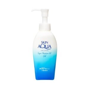 Protetor solar facia Skin Aqua Super Moisture Gel FPS50 140g com embalagem PUMP (Beleza)