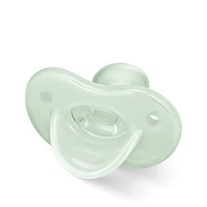 Lillo do Brasil Chupeta 100% Silicone Calming Brilha no Escuro Bico Simétrico 6+ meses - Neutra 1 Contagem (Pacote de 1) (Bebê)